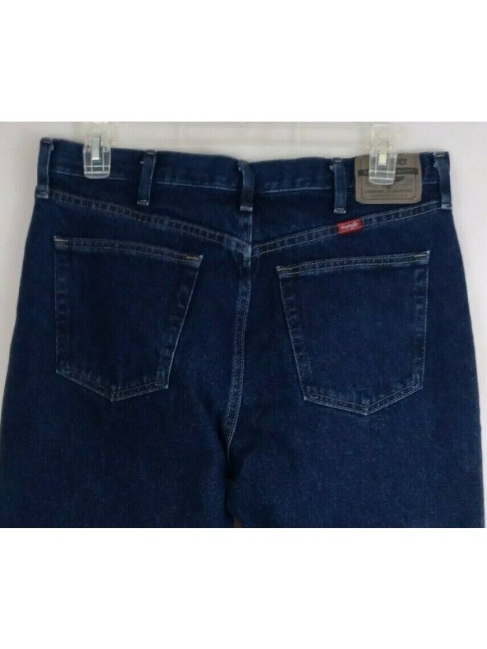 New Wrangler Men's Regular Fit Dark Wash Bootcut Jeans Size 36x30